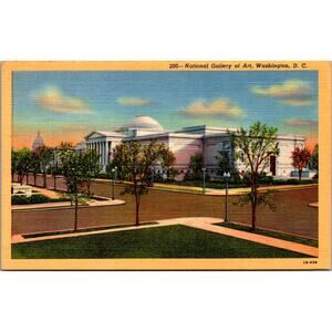 National Gallery Of Art Washington DC Andrew W Mellon Vintage Postcard SPT15